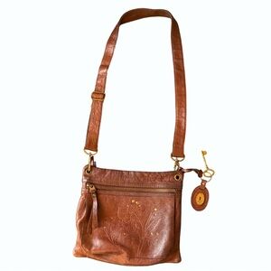 90s/00s Boho Fossil Leather Purse